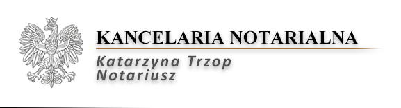 logo Kancelarii Notarialnej Katarzyna Trzop